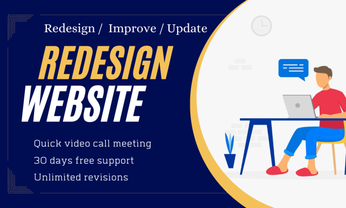 Gig Preview - Do website design redesign with a professional layout in wordpress