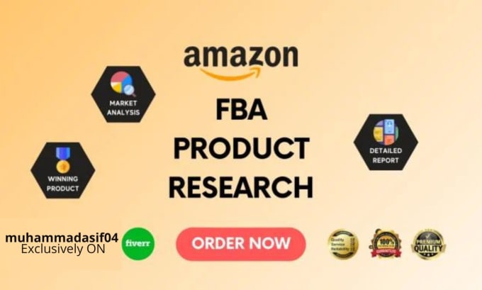 Gig Preview - Be your virtual assistant amazon fba for product research