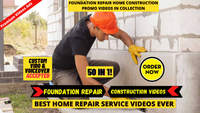 Gig Preview - Make foundation repair or brick stone masonry repair video