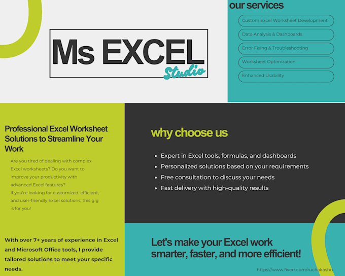 Gig Preview - Support you with your ms excel spreadsheets