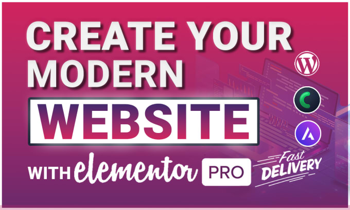 Gig Preview - Design wordpress website using elementor pro and crocoblock