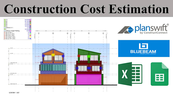 Gig Preview - Do quantity takeoff, material takeoff, and cost estimation