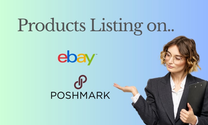 Gig Preview - Draft product listing on ebay poshmark closet