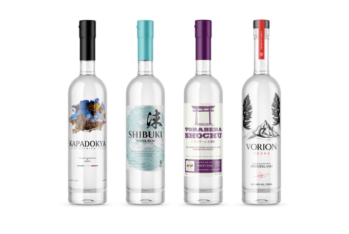 Gig Preview - Do bottle label design, vodka, tequila, whiskey, wine, beer, gin