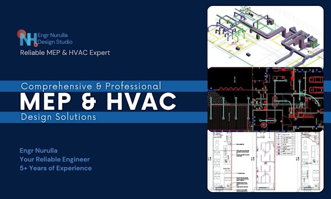 Bestseller - draw electrical layout mep plan and hvac design in autocad for city approval