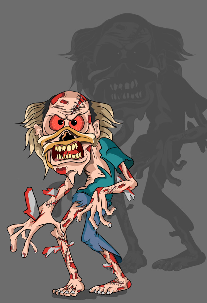 Bestseller - draw you photo into a zombie character