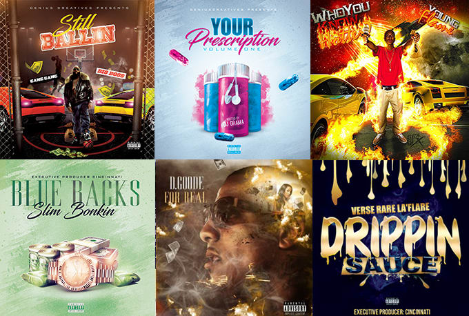 Bestseller - do a mixtape cover design,album cover, or flyer