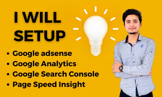 Gig Preview - Setup google adsense account and search console for website