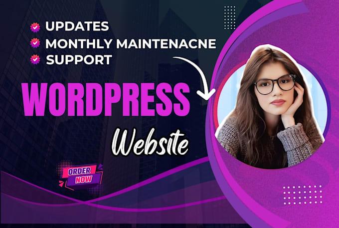 Gig Preview - Provide maintenance, update and support for wordpress website