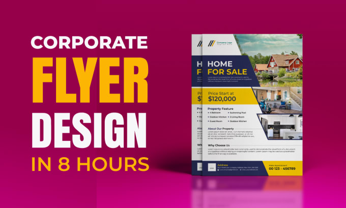 Gig Preview - Design professional corporate real estate flyer and banner