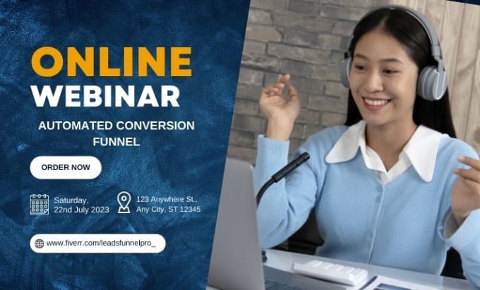 Gig Preview - Set up an automated conversion webinar funnel for your online business