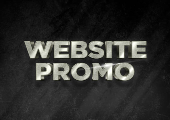 Gig Preview - Create website promo video, online store