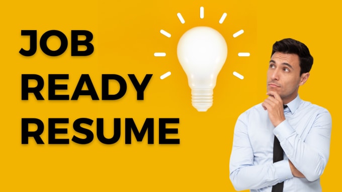 Gig Preview - Create professional resumes optimized for job portals