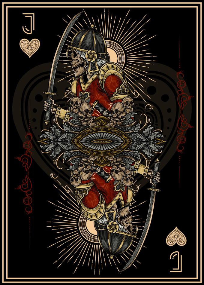 Gig Preview - Create a custom playing card design