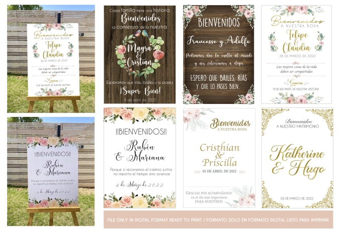 Gig Preview - Design printables for your event