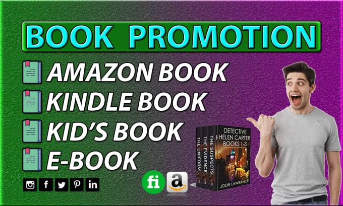 Gig Preview - Promote your book, amazon book, kindle book, ebook worldwide