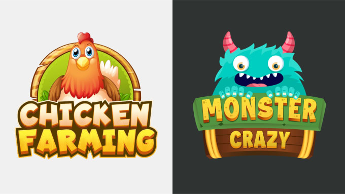 Gig Preview - Create title logo for 2d and 3d games