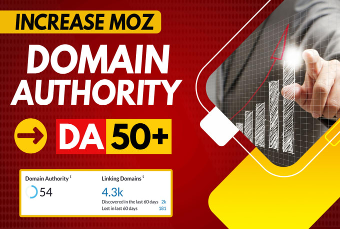 Gig Preview - Increase domain authority moz da 50 plus