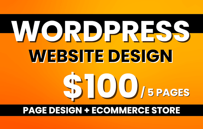 Gig Preview - Design wordpress ecommerce website, woocommerce website, elementor landing page