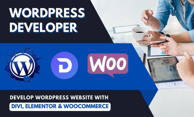 Gig Preview - Create wordpress website using divi, elementor or woocommerce builders