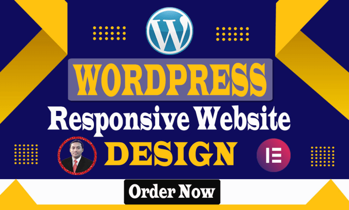 Gig Preview - Build responsive wordpress business website and wordpress portfolio website