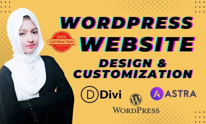 Gig Preview - Do beautiful wordpress website design and theme customization