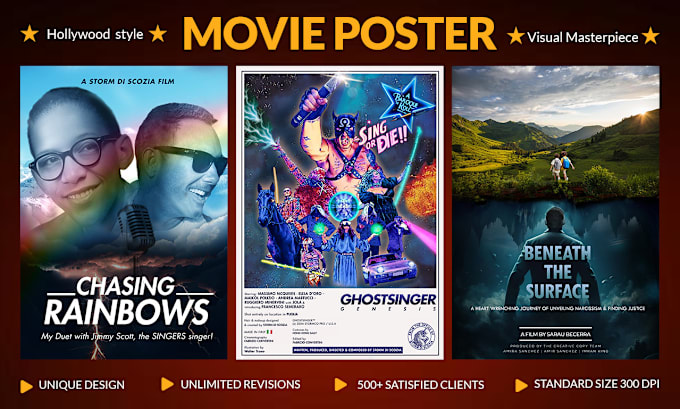 Gig Preview - Design movie poster wall art event poster sports poster