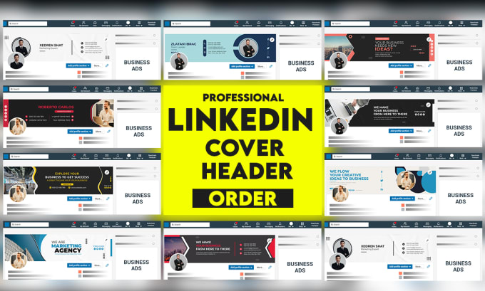 Gig Preview - Do professional linkedin cover, banner, and header design with social media ads