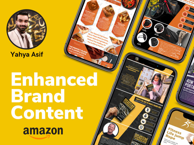 Gig Preview - Design amazon ebc a plus content