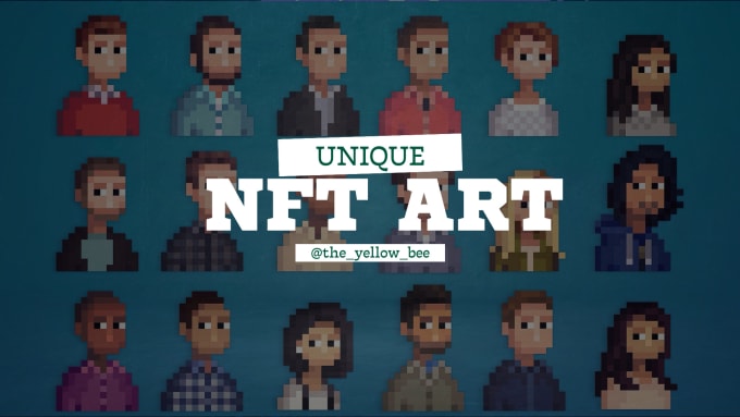 Gig Preview - Make unique pixel art base and traits for nft collection