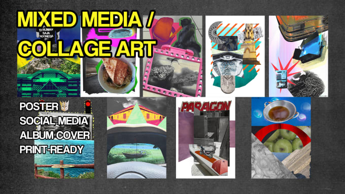 Gig Preview - Create abstract and or themed collage art for posters, album covers, anything