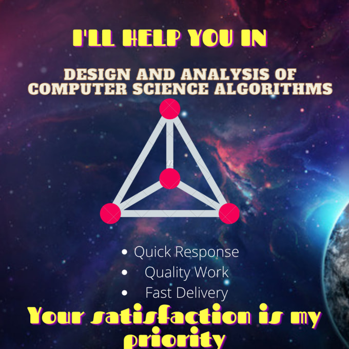 Bestseller - assist you in design and analysis of  algorithms