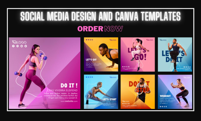 Gig Preview - Do social media design and canva templates