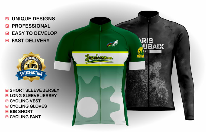 Gig Preview - Design custom cycling jersey and pant