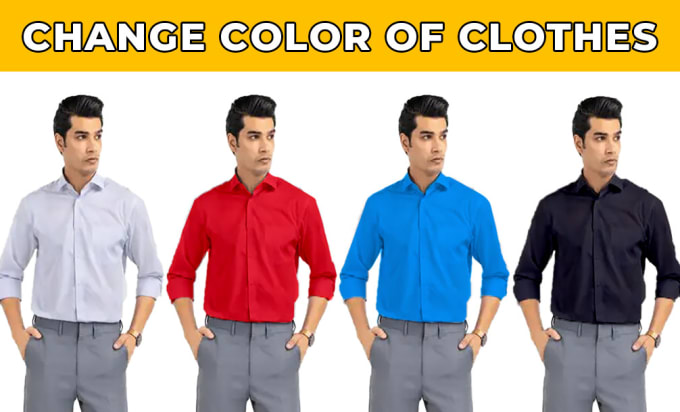 Gig Preview - Change color of clothes, shirt, recolor, color correction