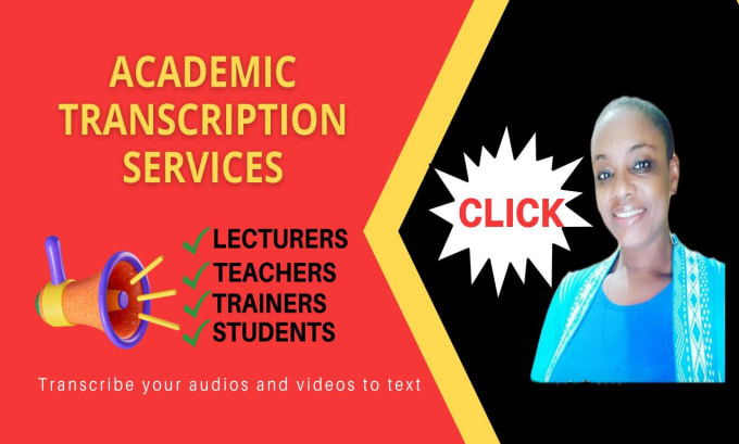 Gig Preview - Transcribe your academic audios and videos to text