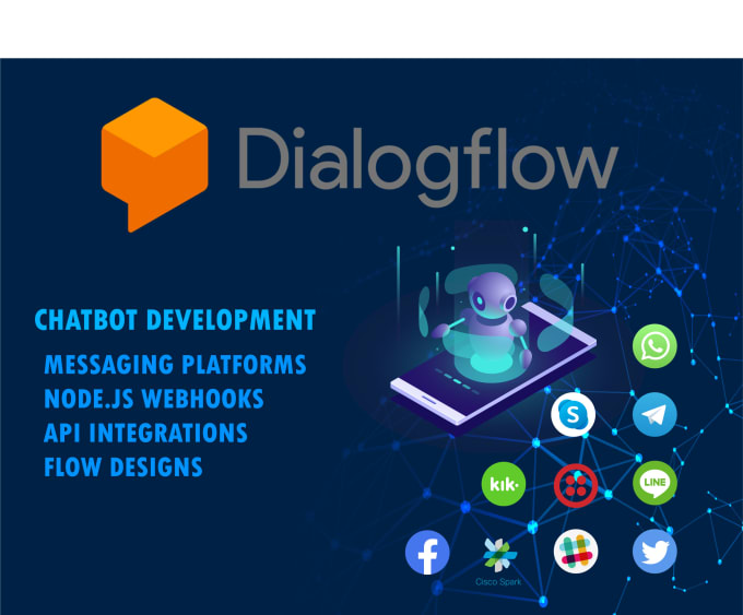 Gig Preview - Create chatbots using google dialogflow