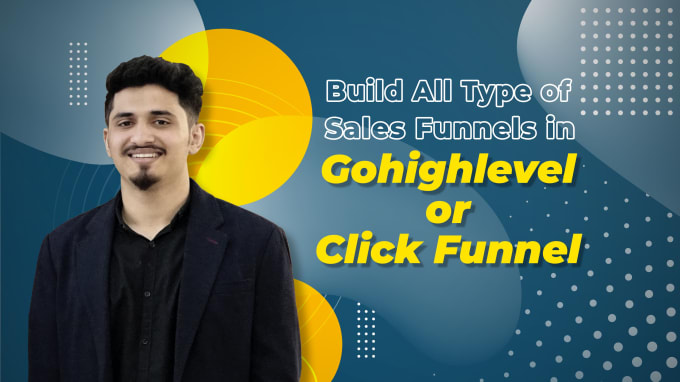 Gig Preview - Build your sales funnel in gohighlevel or clickfunnels