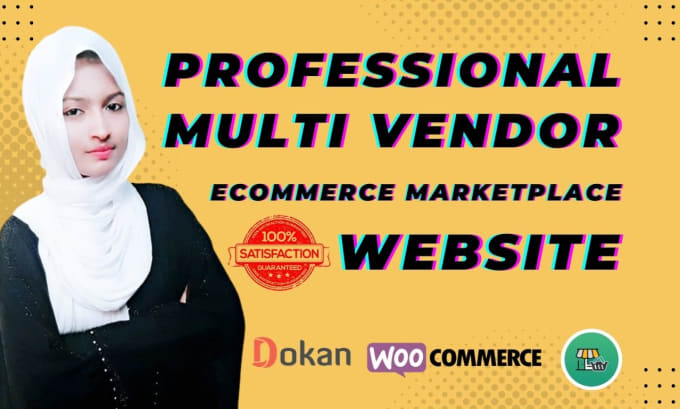 Gig Preview - Build professional multi vendor ecommerce marketplace website