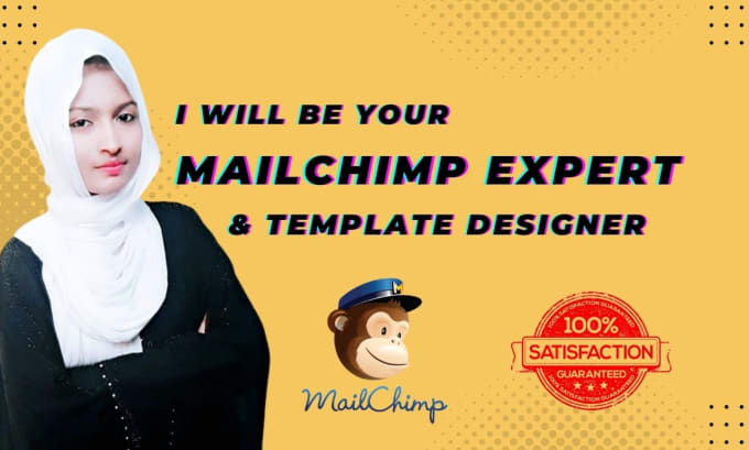 Gig Preview - Be your mailchimp email marketing expert and template designer