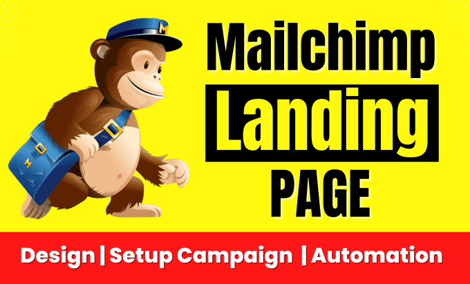 Gig Preview - Design mailchimp newsletter template and mailchimp landing page