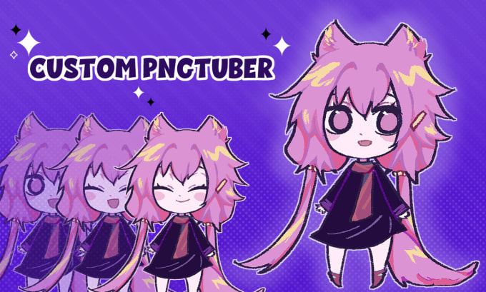 Bestseller - draw your pngtuber in my chibi style