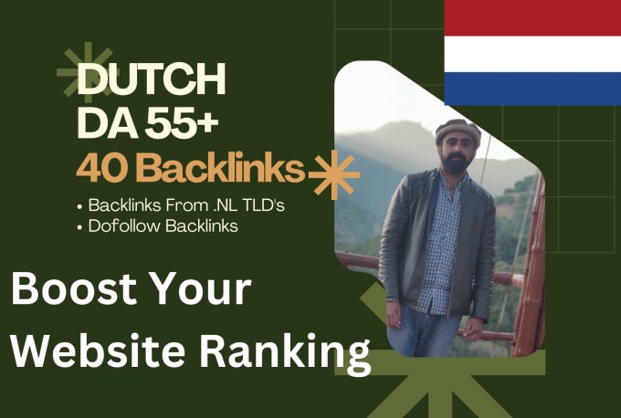 Gig Preview - Do professional dutch dofollow backlinks dutch SEO linkbuilding