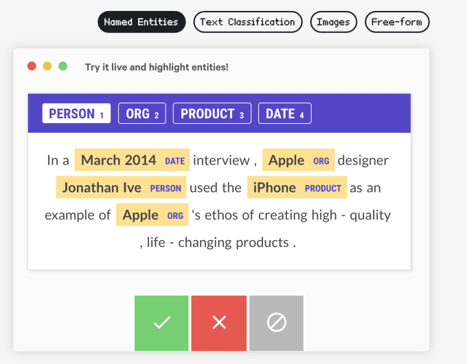 Gig Preview - Deliver text analysis ner for your machine learning models