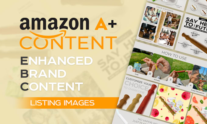 Gig Preview - Create amazon enhanced brand content, ebc and amazon a plus