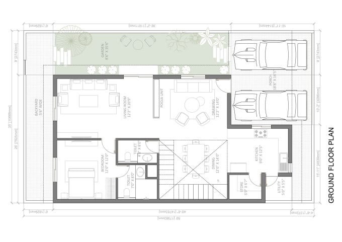 Gig Preview - Draw floor plans, sections, and elevation in autocad