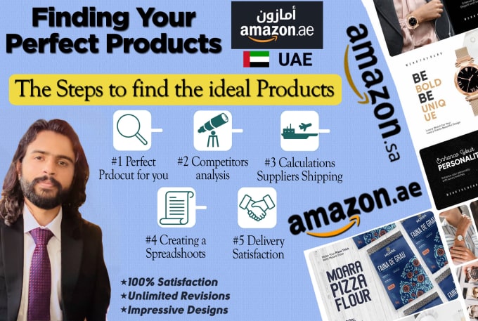 Gig Preview - Do product research for uae amazon account sa private label