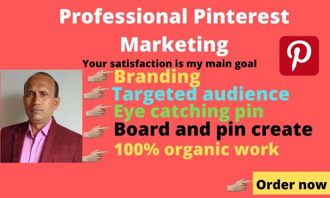 Gig Preview - Optimize do pinterest marketing, create pins and boards