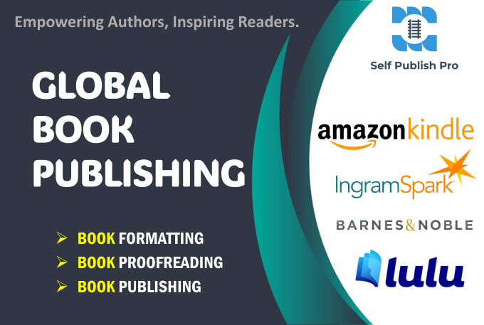 Gig Preview - Publish book on amazon KDP ingramspark barnes and noble and other sites