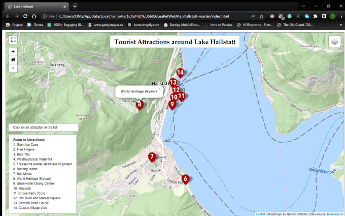 Gig Preview - Create interactive web maps with leaflet, openlayers and mapbox